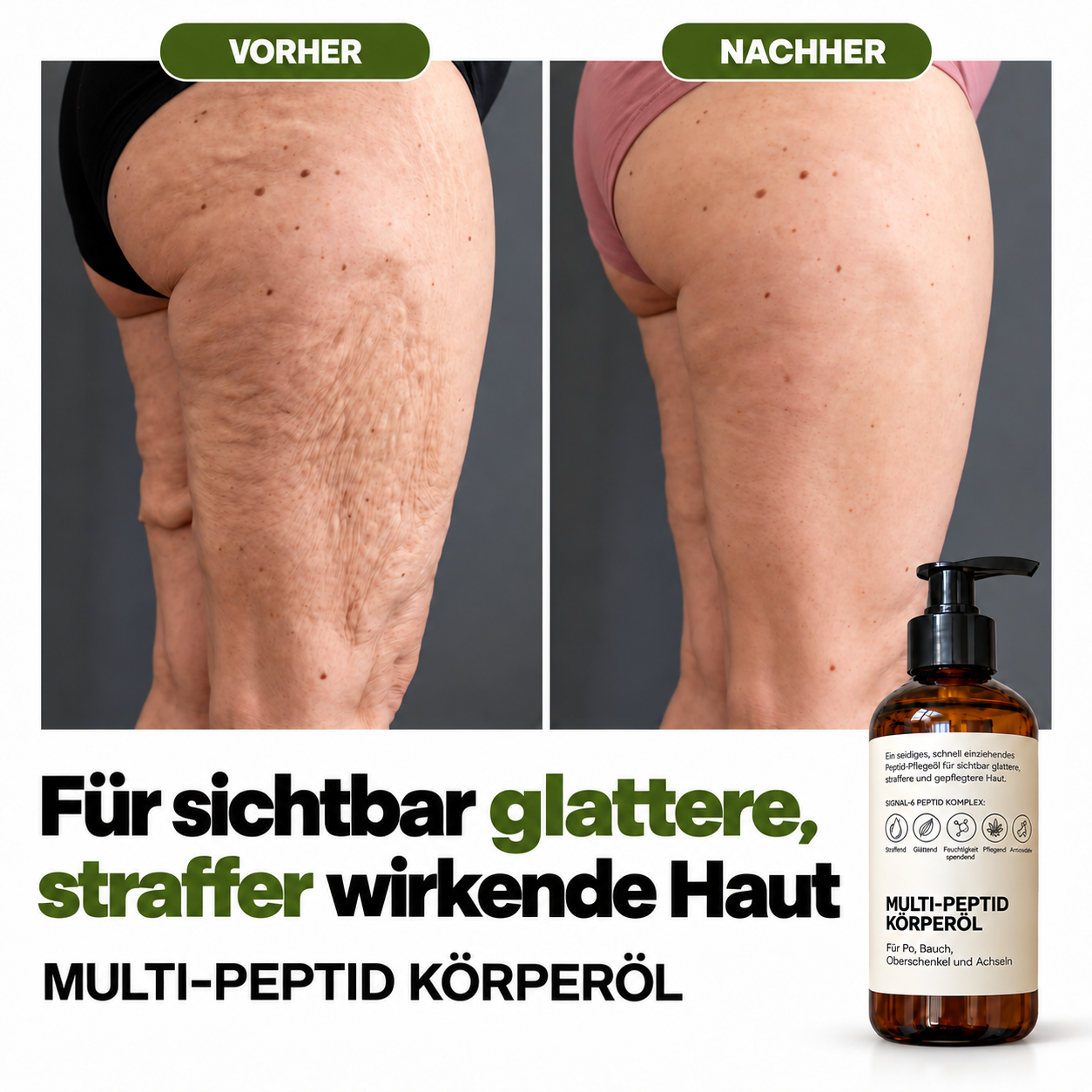 Multi-Peptid Körperöl
