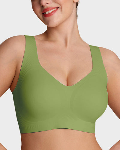 Lifting Wire-Free Antibacterial Jelly Bra