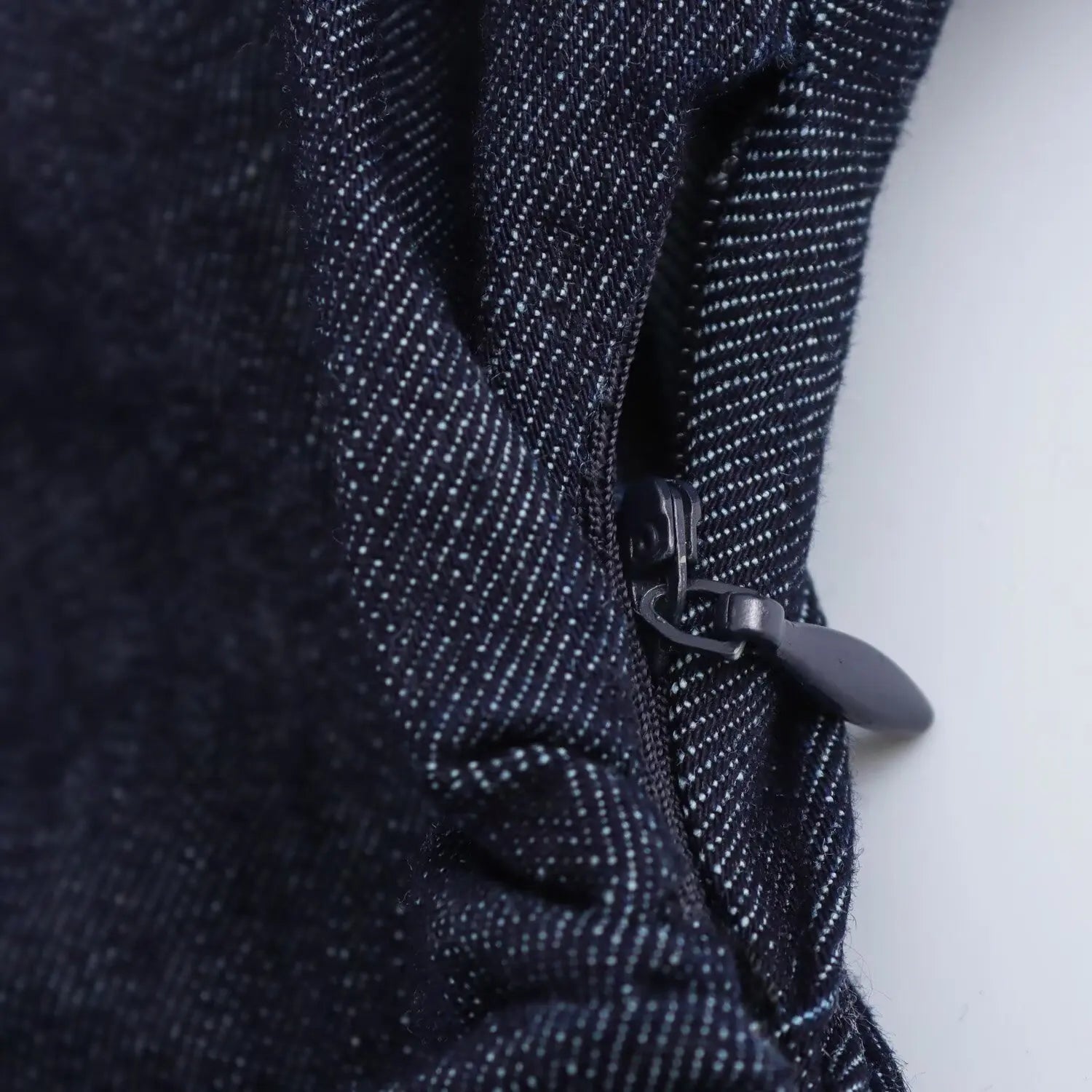 1975 Sculpted Silhouette Denim Dress