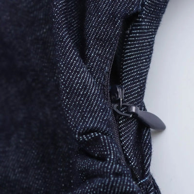 1975 Sculpted Silhouette Denim Dress