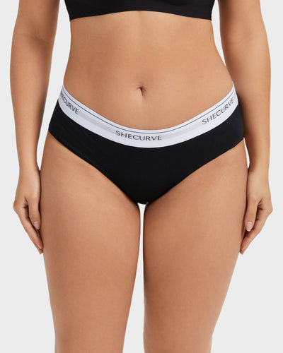 Soft Cotton Logo Waist Low-Rise Briefs (6 Pack)