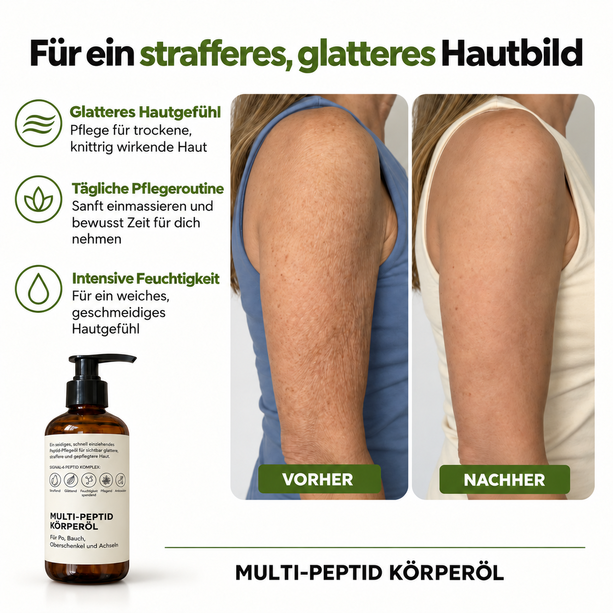 Multi-Peptid Körperöl