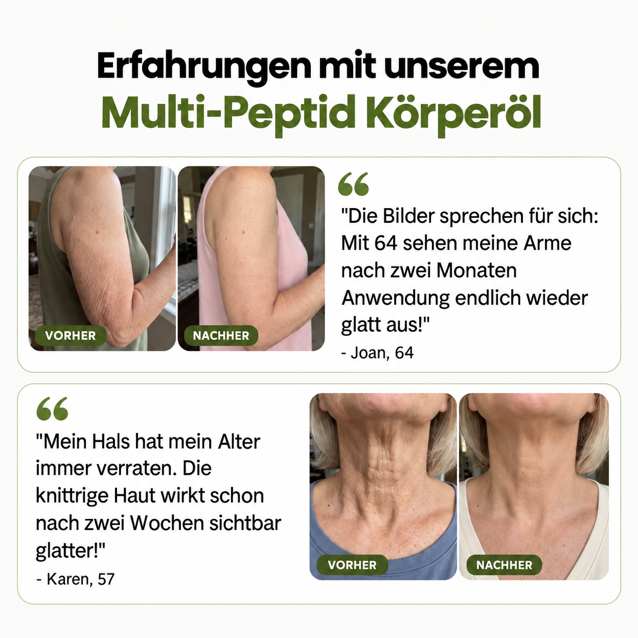 Multi-Peptid Körperöl
